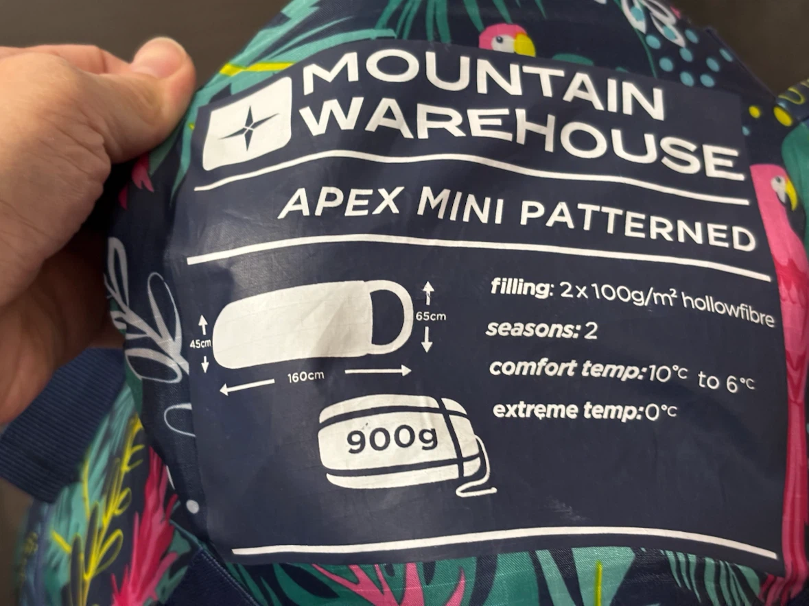 Mountain Warehouse Apex Mini Patterned Sleeping Bag - photo 5