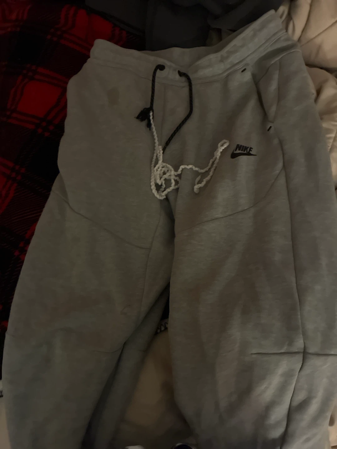 grey Nike tech  Sweatpants