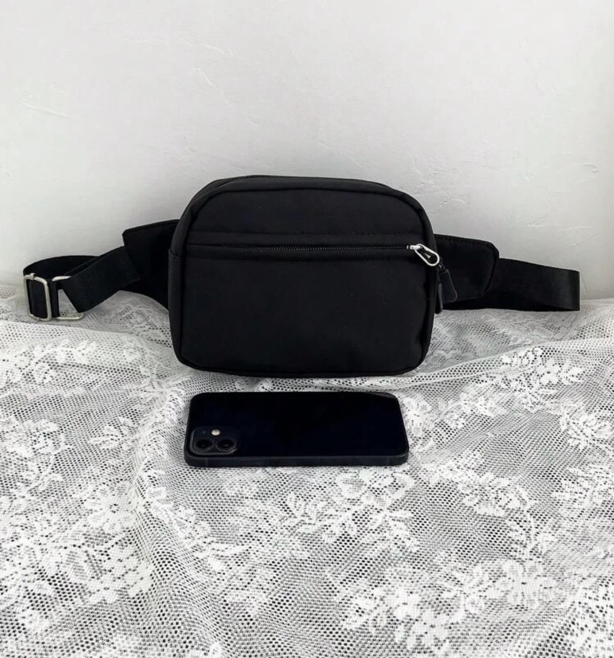Sac banane noir unisexe - photo 2