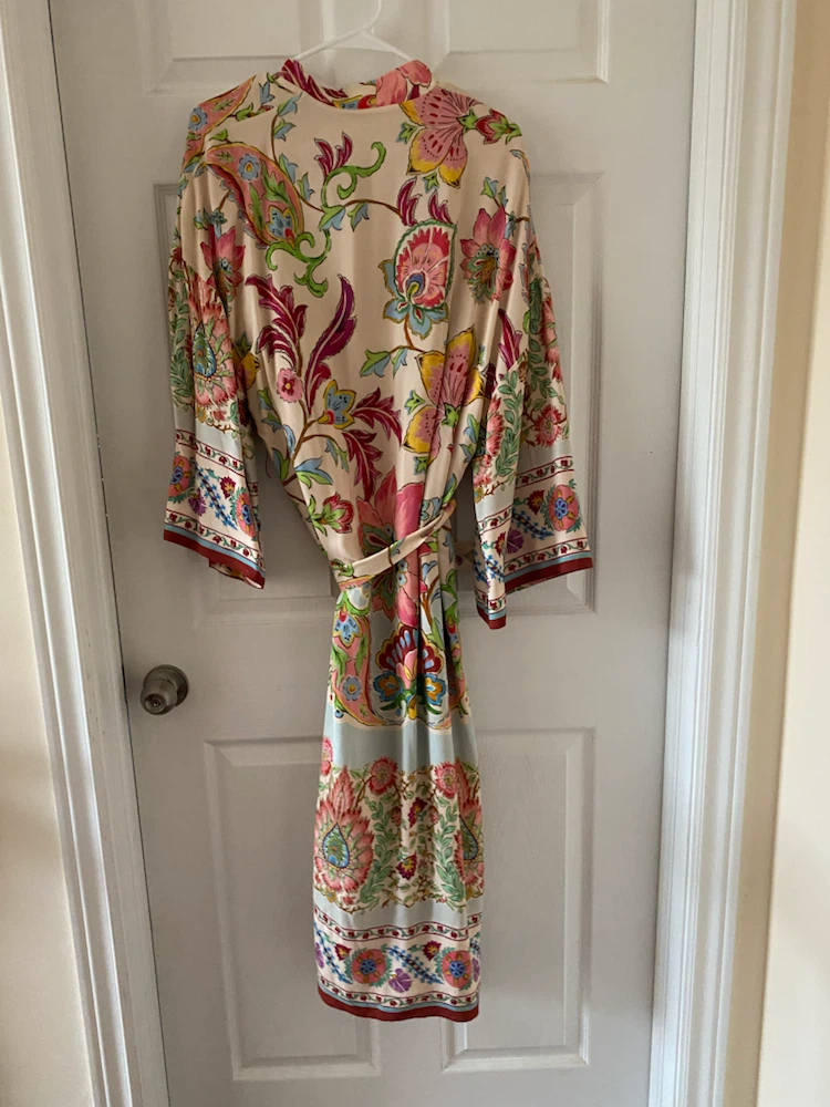 Zara Floral Kimono Robe XS - photo 5