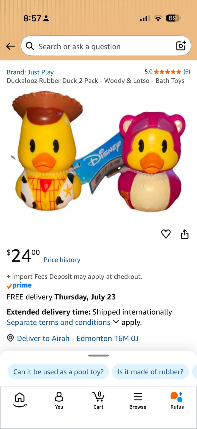 Just Play Duckaloos Rubber Duck 2 Pack - Optimus & Bumblebee - photo 2