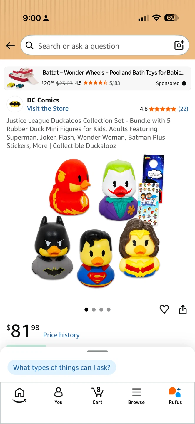 Just Play Duckaloos Rubber Duck 2 Pack - Optimus & Bumblebee - photo 4