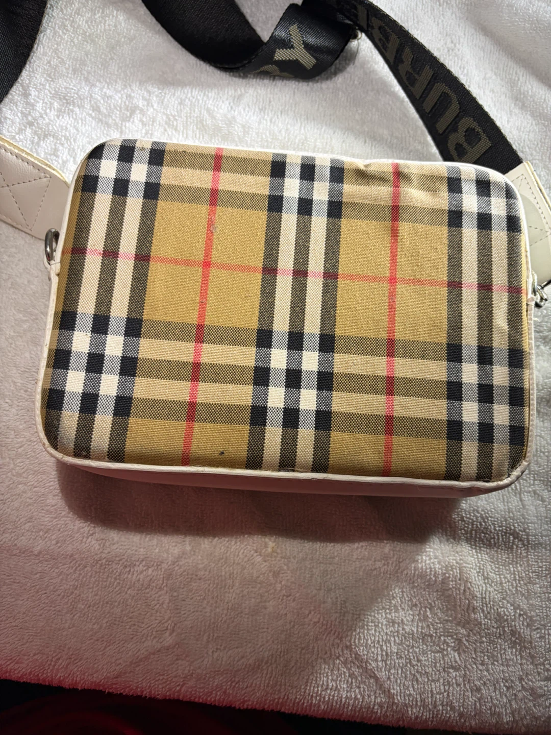 Sac bandoulière Burberry à carreaux - photo 2
