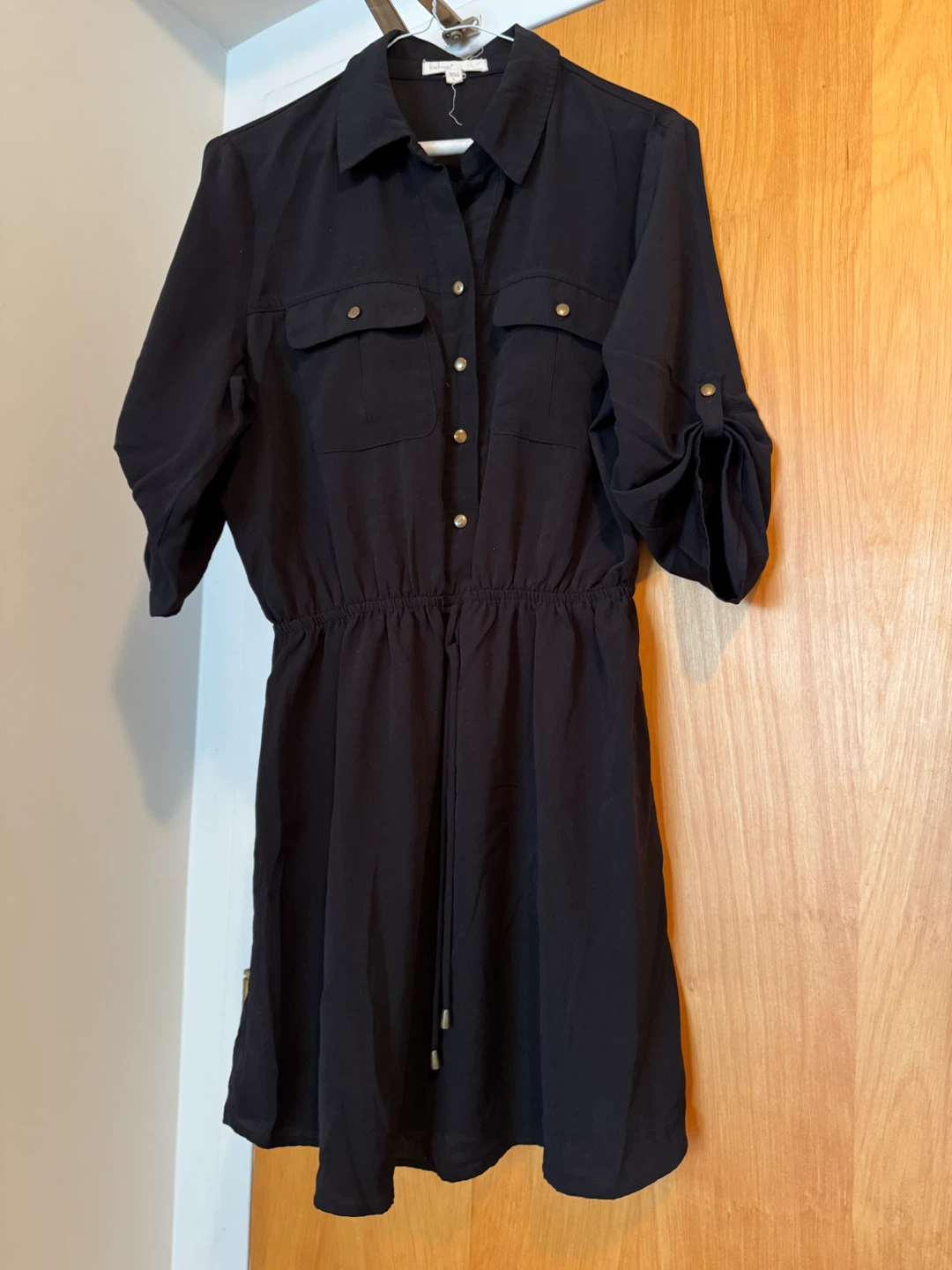 Black Shirt Dress