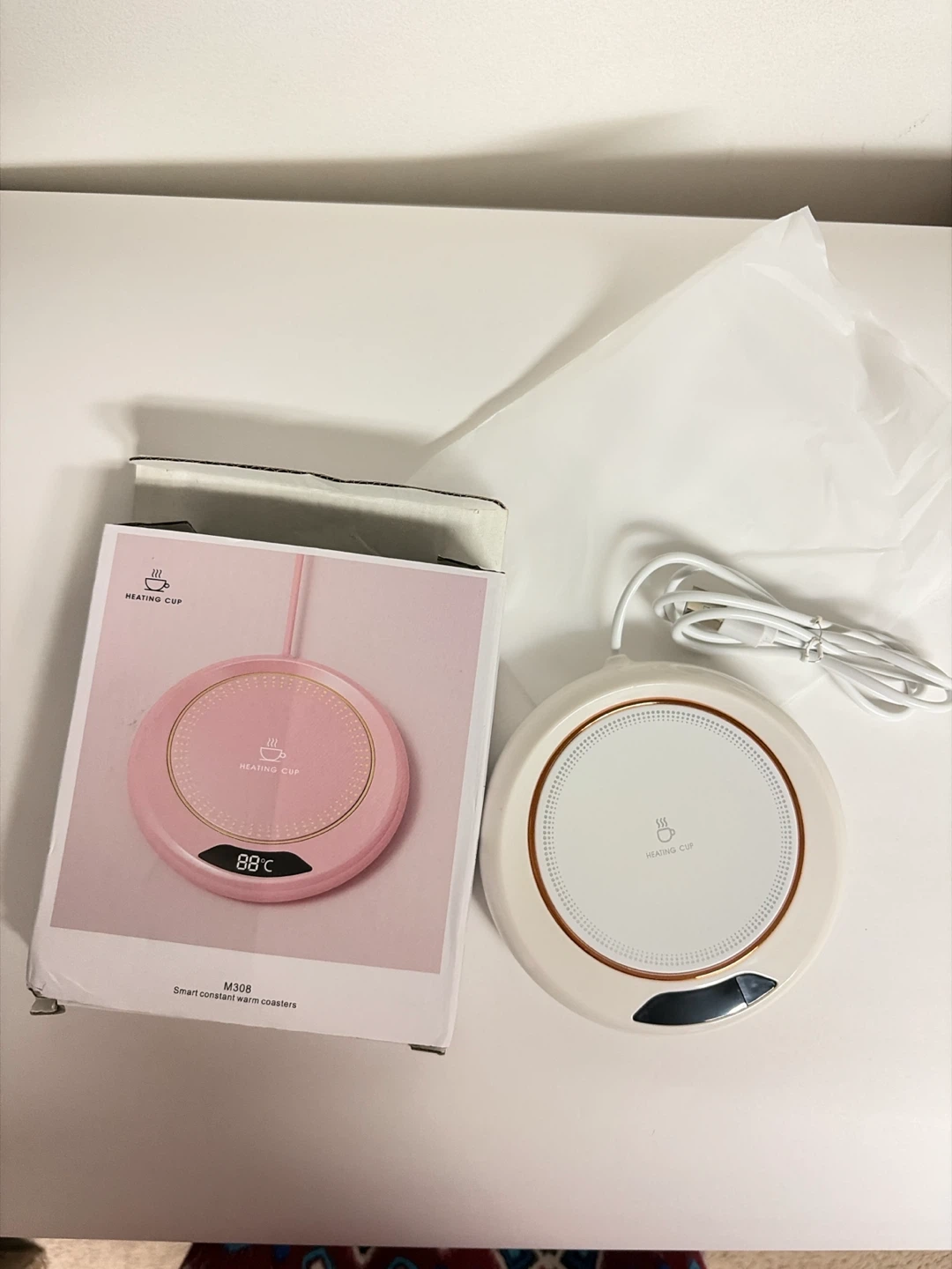 Smart constant warm coasters