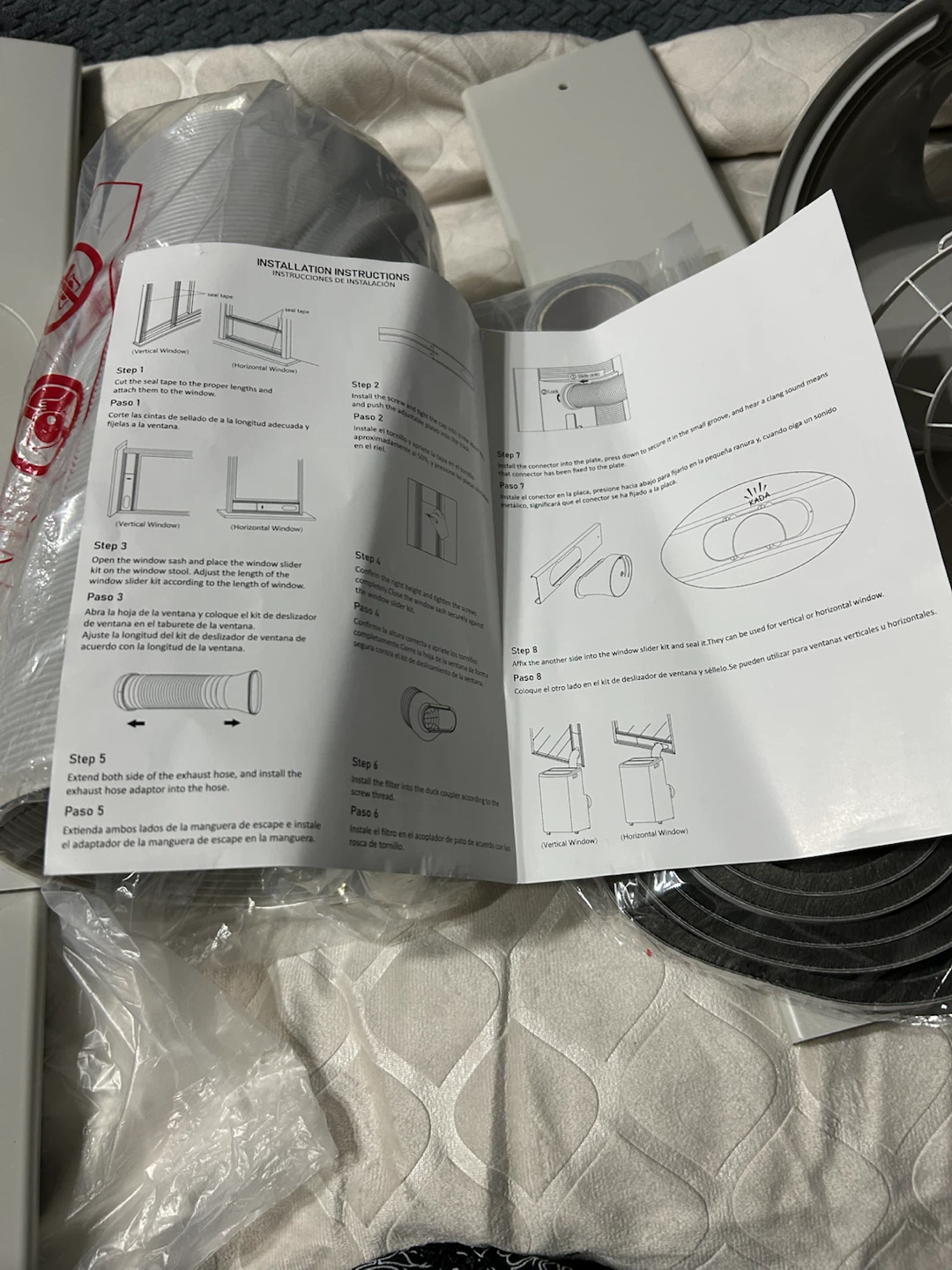 New-Portable Air Conditioner Window Vent Kit - photo 5