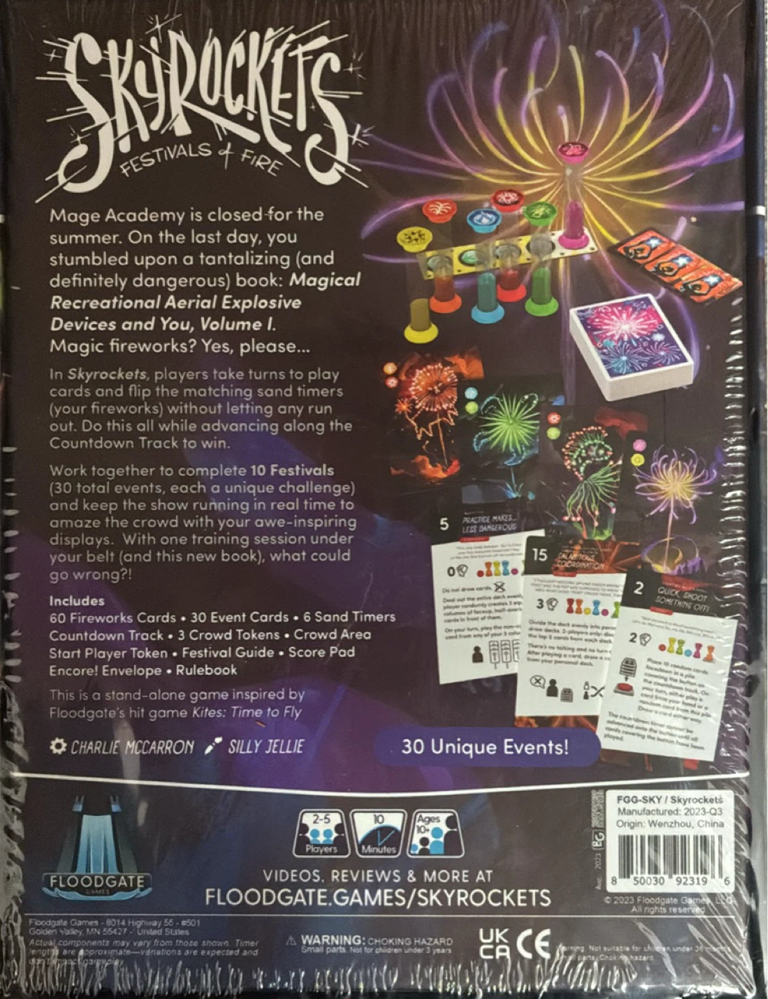 New Sealed Skyrockets: Festivals of Fire Board Game - photo 2