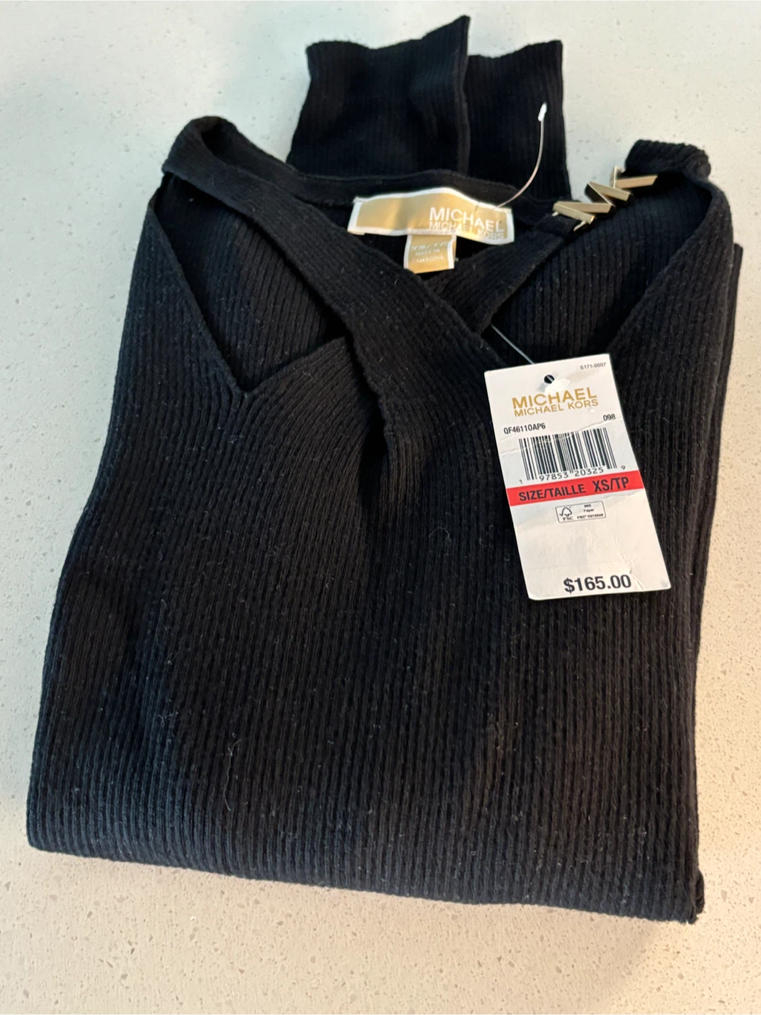 Michael Kors Black Ribbed Sweater - photo 2
