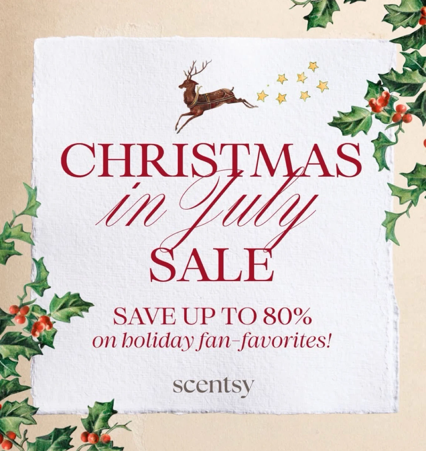 Scentsy Christmas in July Sale!!!