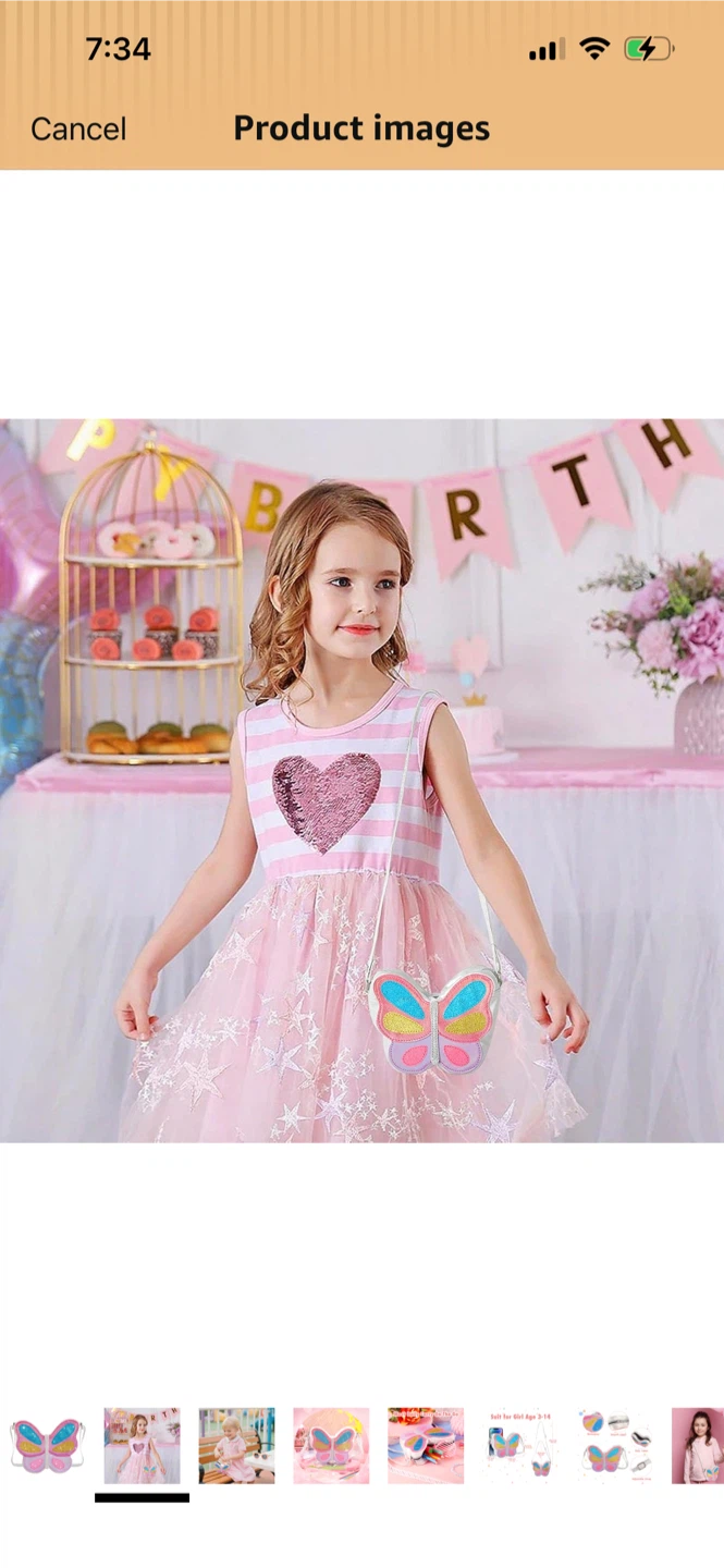 New-Pinksheep  Kids Small Size  Butterfly Purse! - photo 3