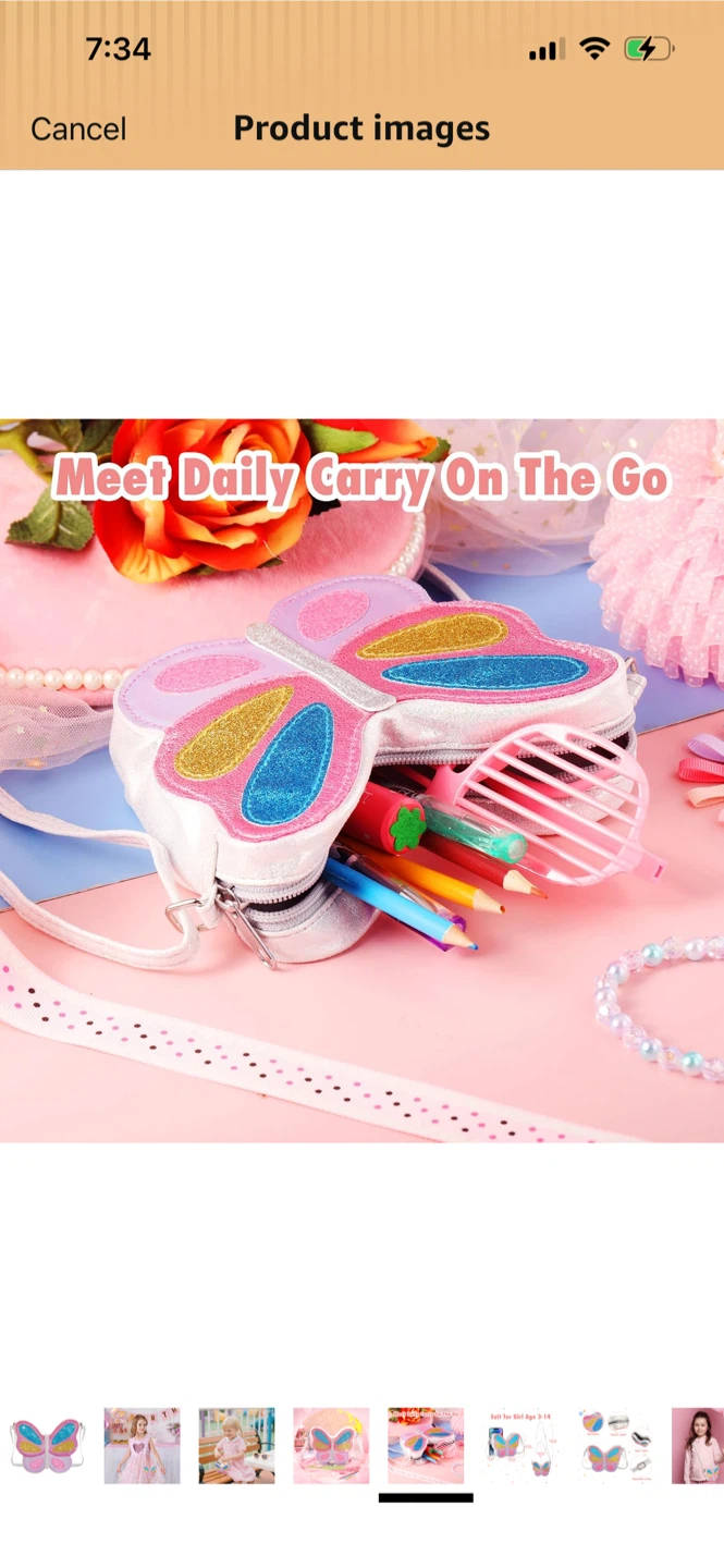 New-Pinksheep  Kids Small Size  Butterfly Purse! - photo 4
