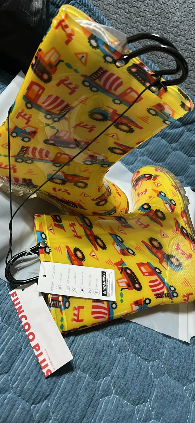 New-FUNCOO PLUS Toddler Boots with  Light Up Waterproof Boot - photo 5