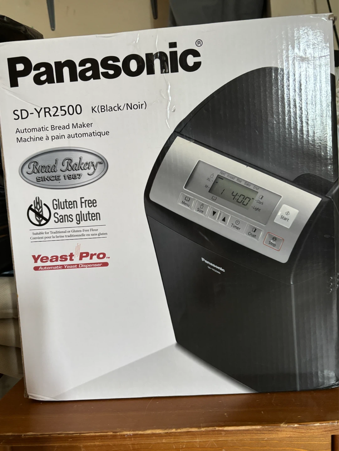 Panasonic SD-YR2500 Automatic Bread Maker