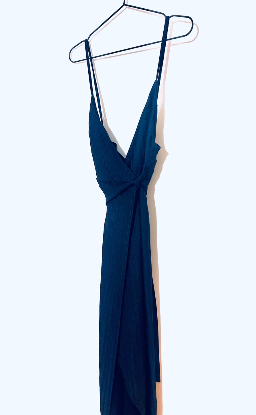 Zara Navy Wrap Midi Dress - photo 2