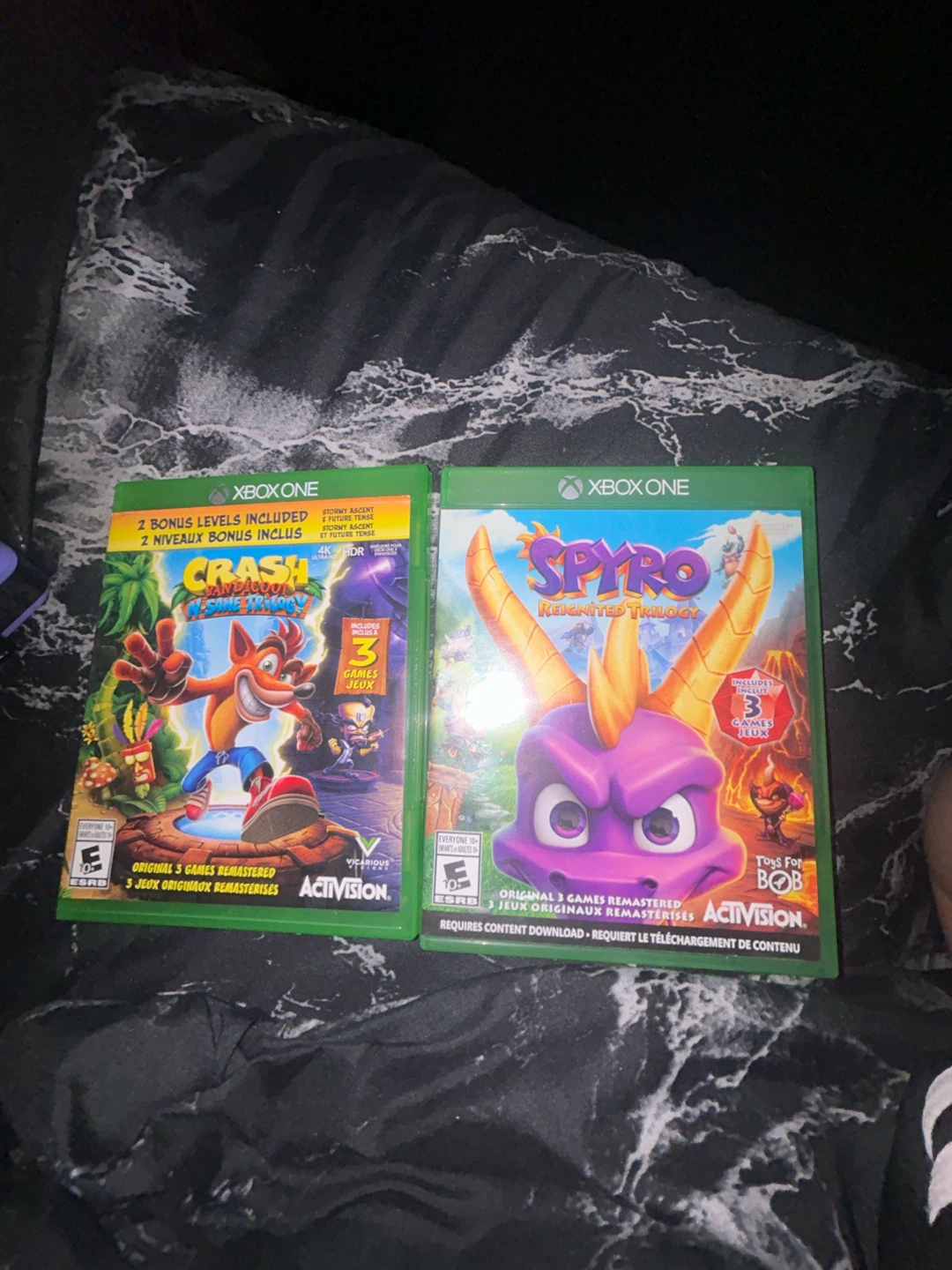 Crash Sane Trilogy & Spyro Reignited Trilogy Xbox One Jeux