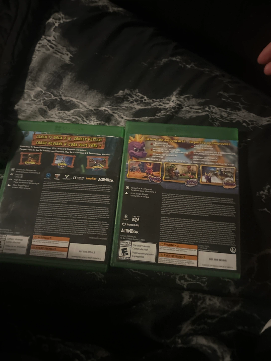 Crash Sane Trilogy & Spyro Reignited Trilogy Xbox One Jeux - photo 2