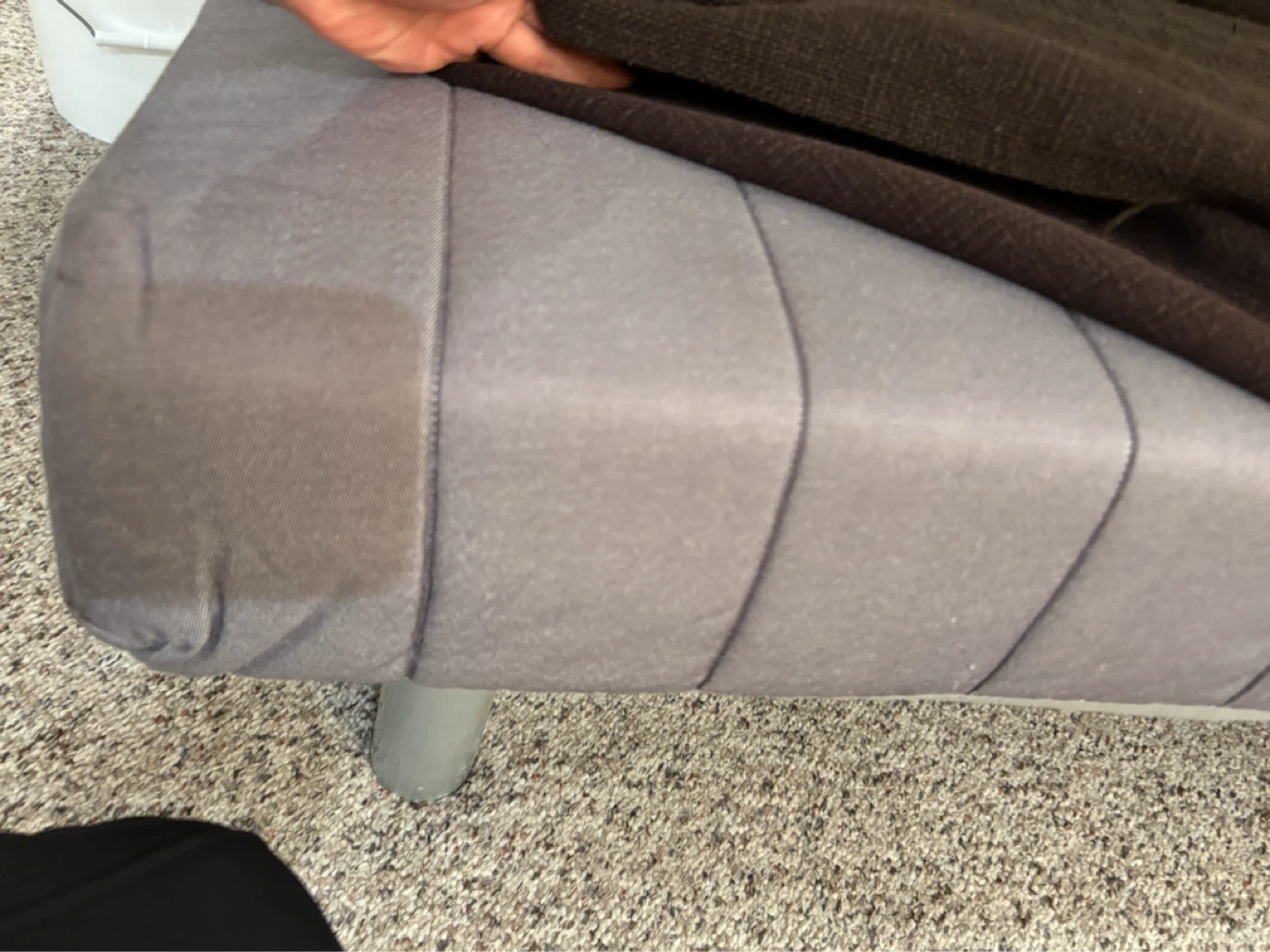 Convertible Futon Sofa Bed – Includes 2 Pillows - photo 2