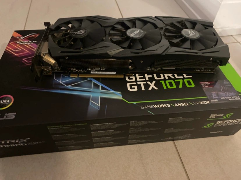 ASUS  RGB  Strix GeForce GTX 1070 Gaming Graphics Card - photo 4