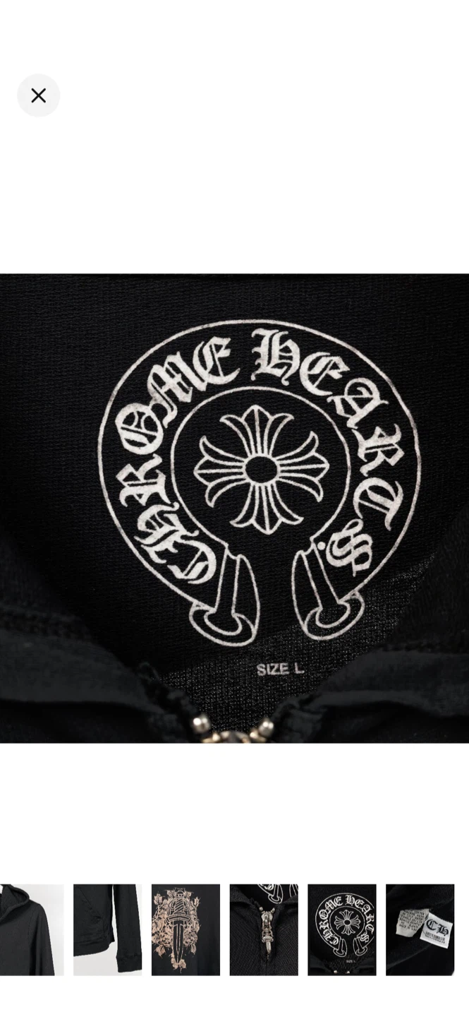 I’m buying Chrome Hearts.  authentic only