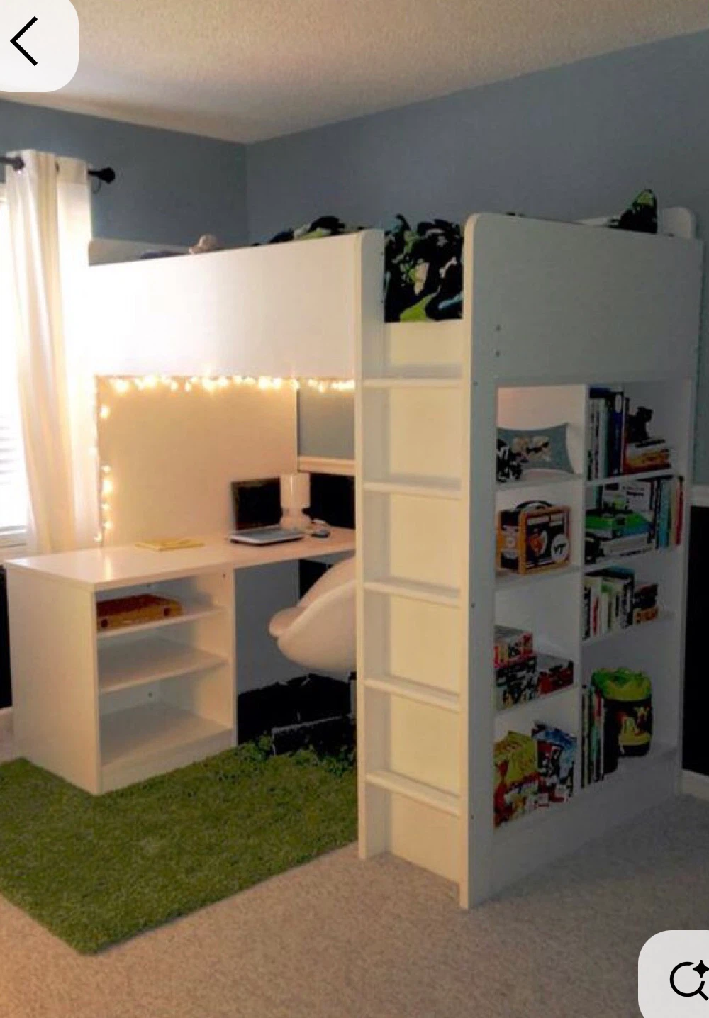 IKEA SMÅSTAD Loft Bed with Desk and Storage - photo 2