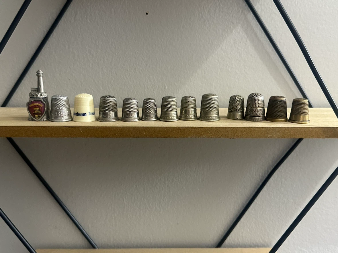 13 Antique & Vintage Sewing Thimbles Michigan Sunbeam