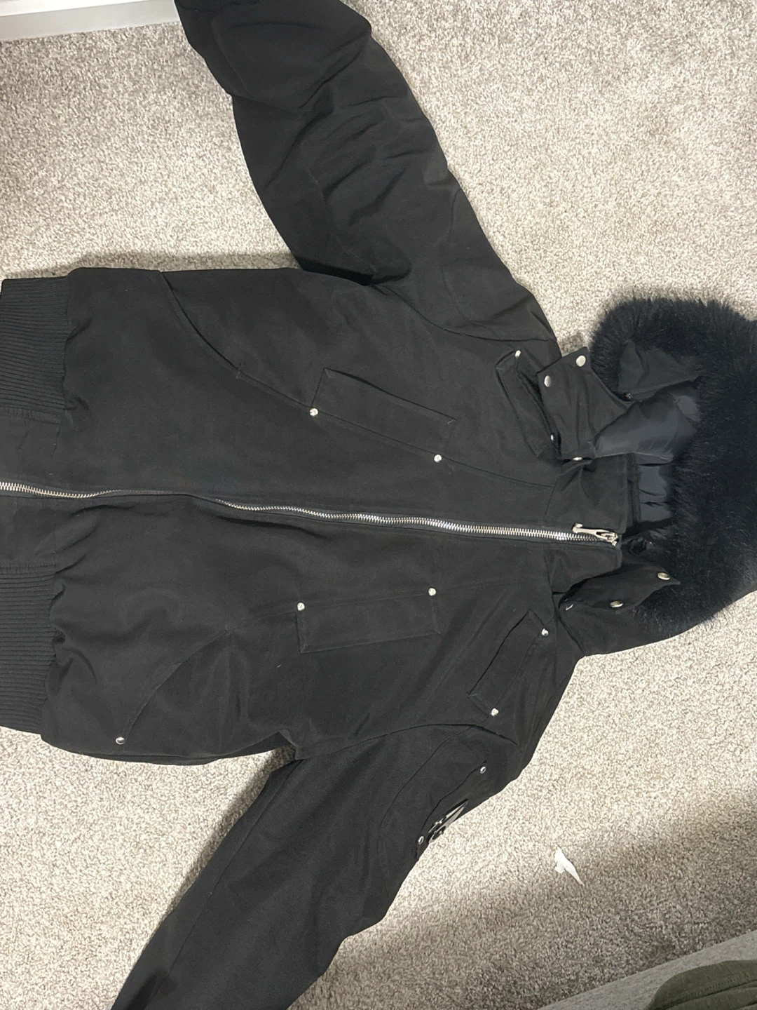 Black ballistic bober mosse knuckle meadium men’s jacket