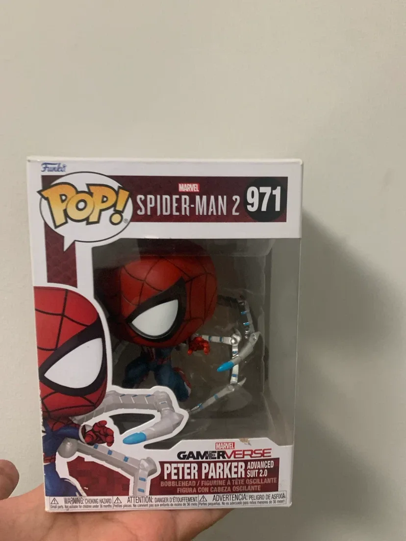 Funko Pop! Spider-Man 2 Peter Parker Advanced Suit 2.0 #971