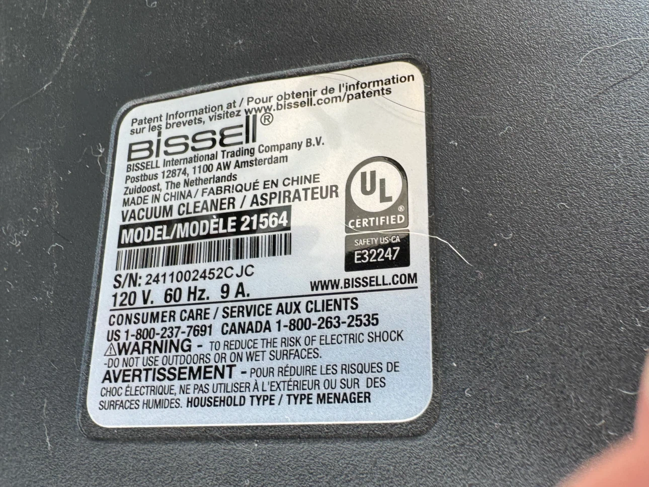Bissell PowerForce 21564 Vacuum Cleaner - photo 3