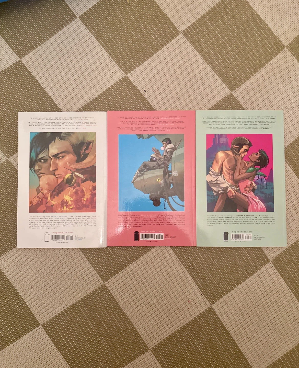 Saga Volumes 1-3 Comic Books by Brian K. Vaughan & Fiona Staples - photo 2