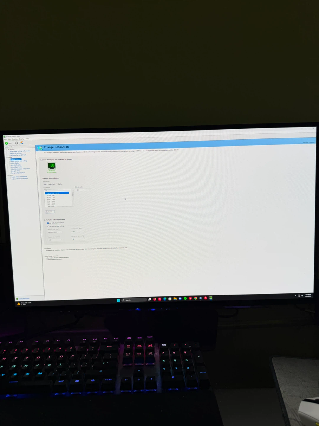 LG 27" WQHD 240Hz 0.03ms GTG OLED G-Sync Gaming Monitor - photo 5