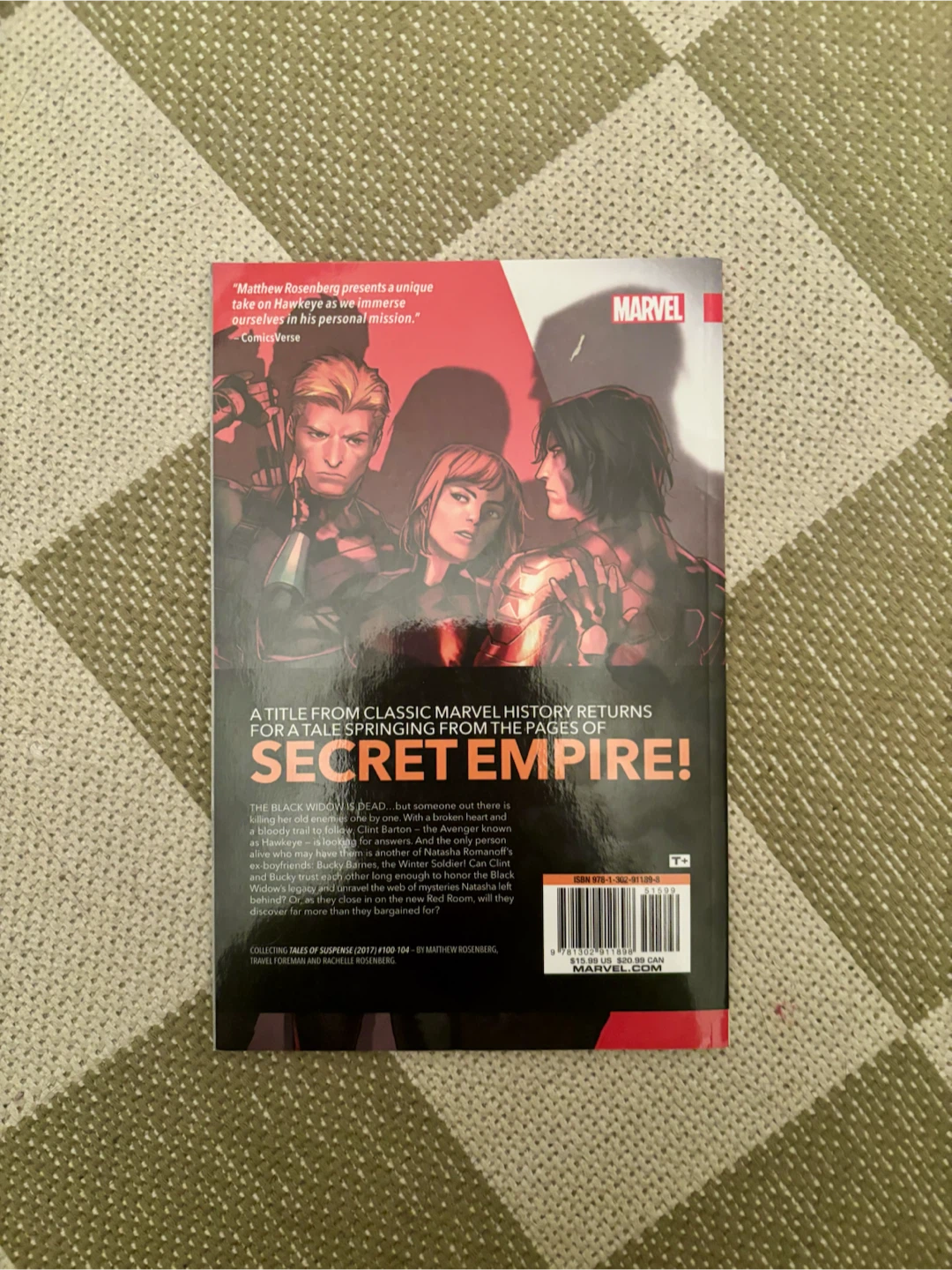 Hawkeye and the Winter Soldier Graphic Novel - photo 2