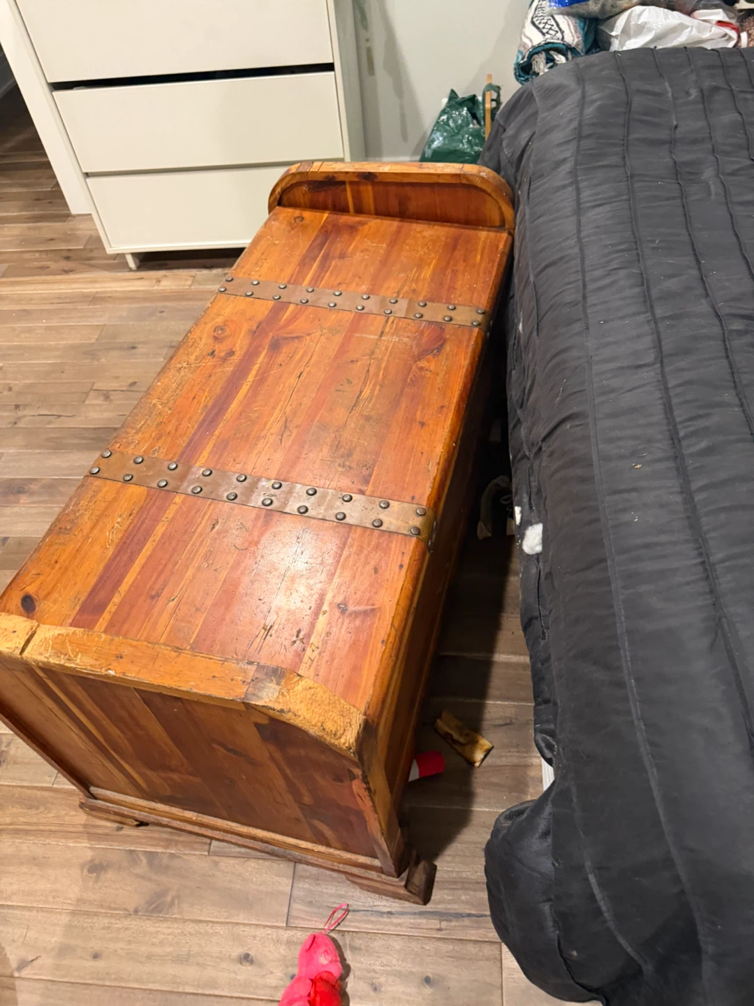 Cedar Wood Storage Chest Trunk - photo 4
