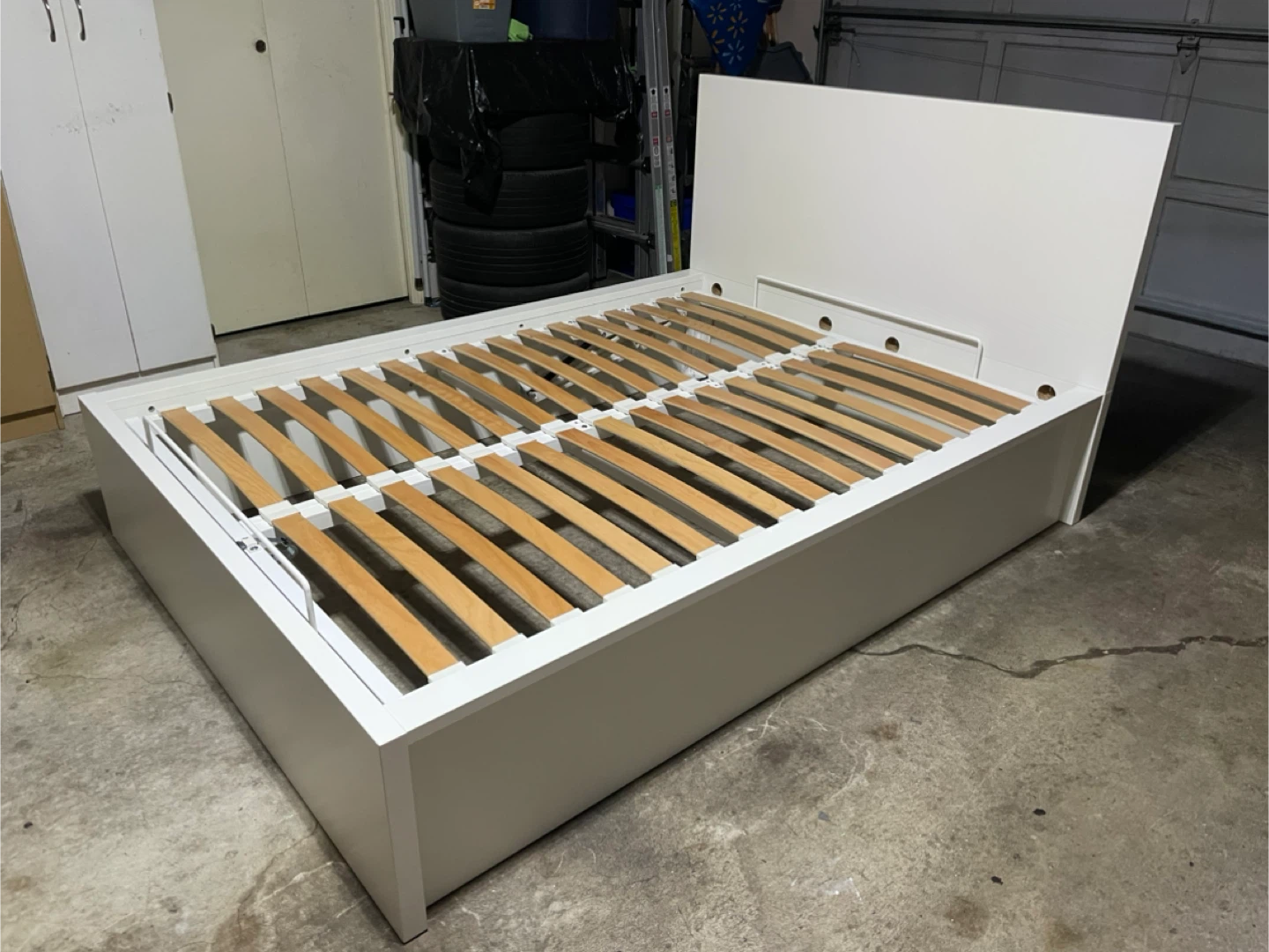 IKEA Double Size Full Malm Ottoman Pull Up Storage Lift Bed - photo 2