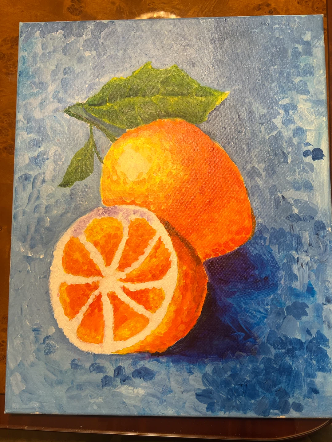 Acrylic Painting of Oranges