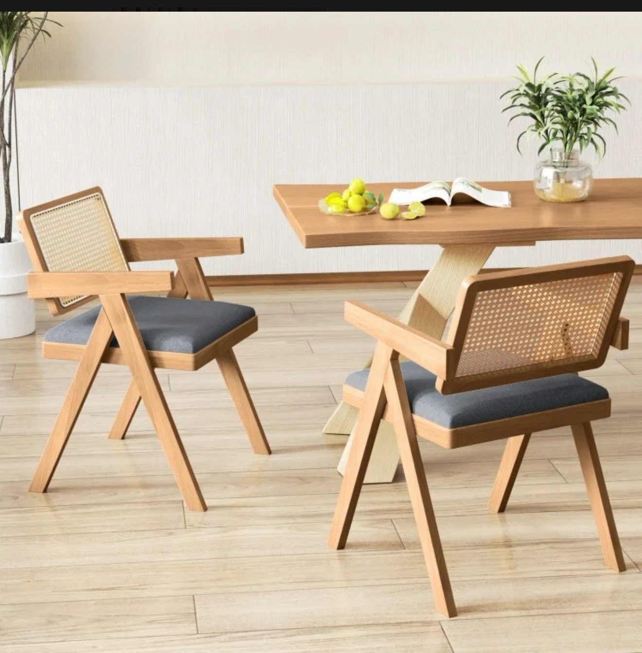 Set of 2 Costway Modern Dining Chairs - photo 3