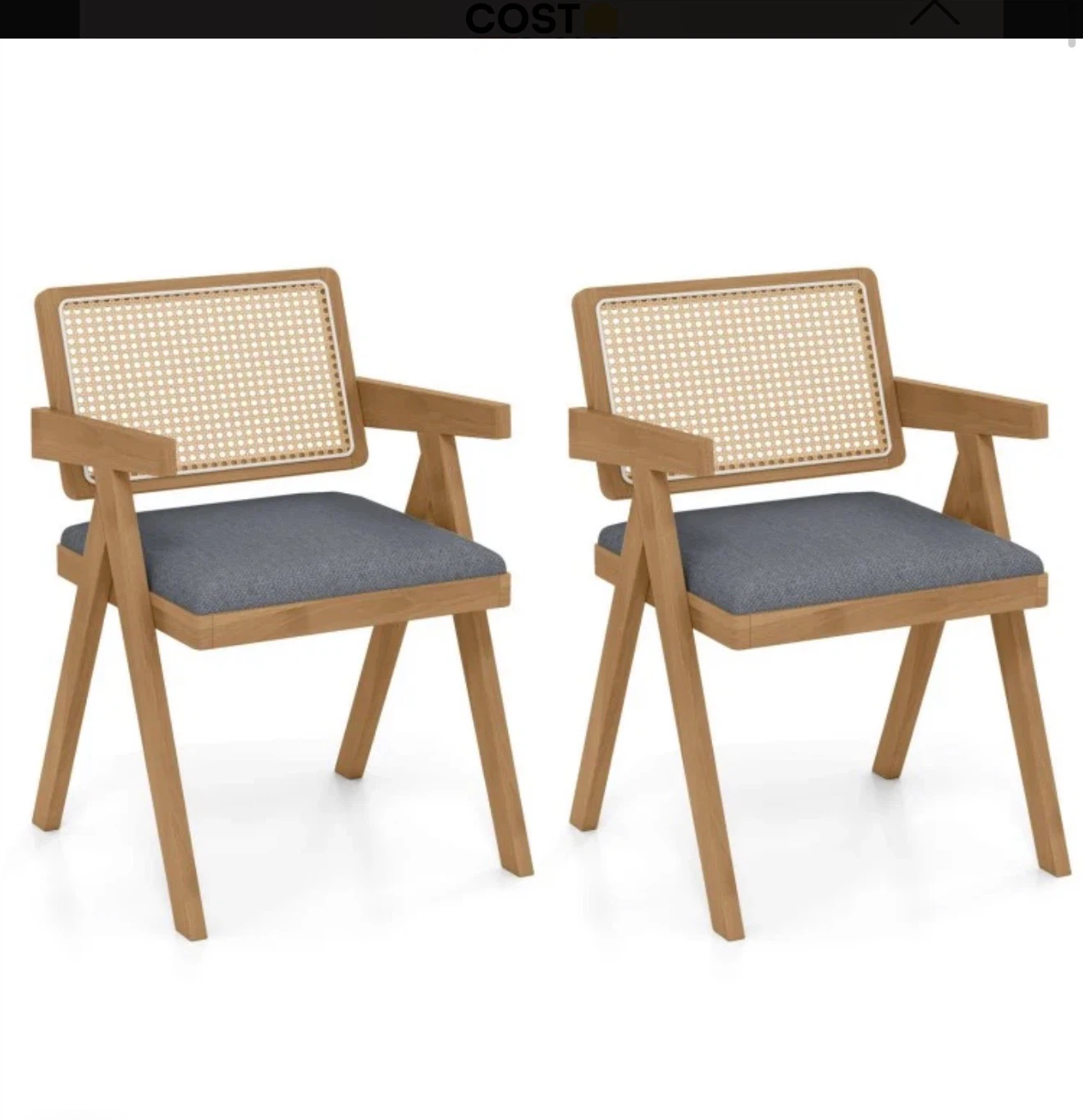 Set of 2 Costway Modern Dining Chairs - photo 5