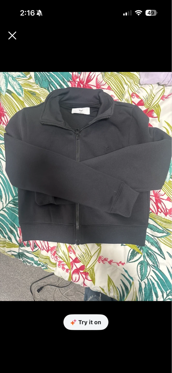 TNA Black Zip-Up Jacket
