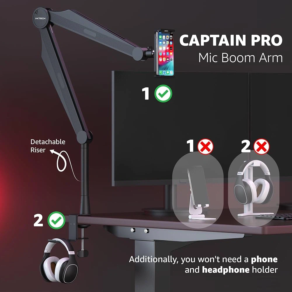 Professional Mic Boom Arm 360° Adjustable - Brand New - photo 5