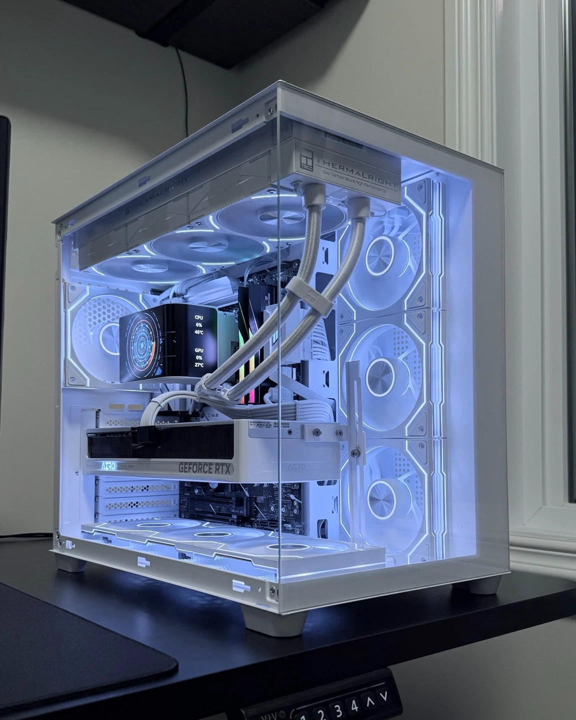 🔥All-White Workstation | Ryzen 9 7950X | 64GB RAM | 5TB