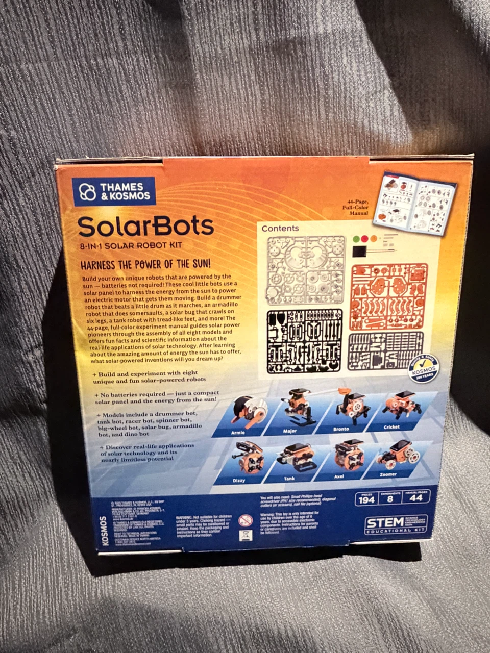 Thames & Kosmos SolarBots 8-in-1 Solar Robot Kit - photo 2