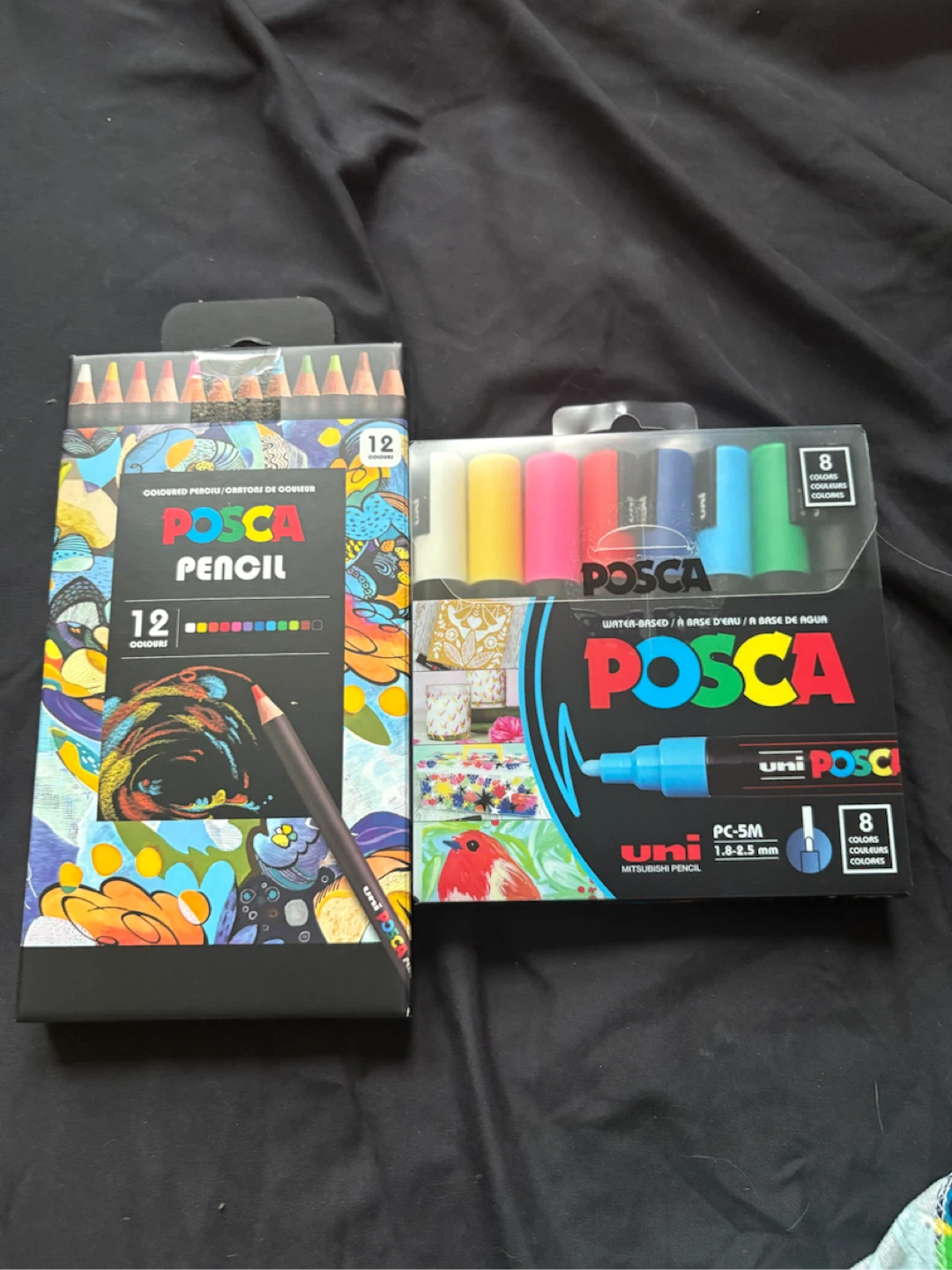 POSCA Coloured Pencils and Paint Markers Set