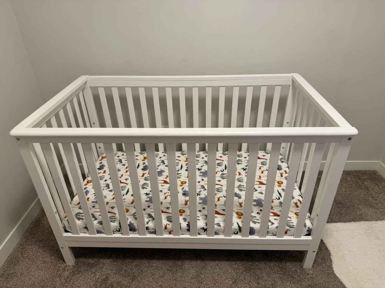 Storkcraft Hillcrest 4-in-1 Convertible Crib with Graco Mattress