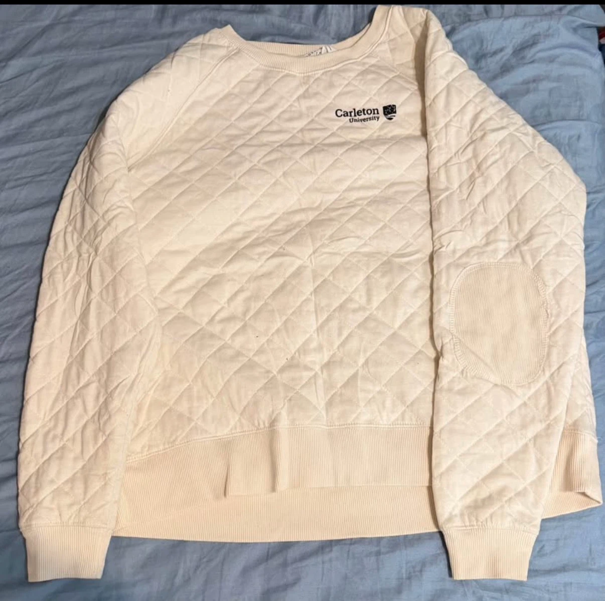 Carleton University Quilted Crewneck Sweatshirt
