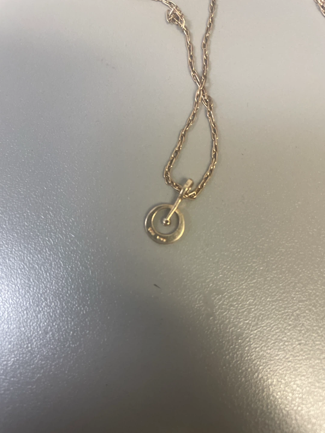 Heart Pendant Necklace with Diamonds 10k GOLD - photo 4