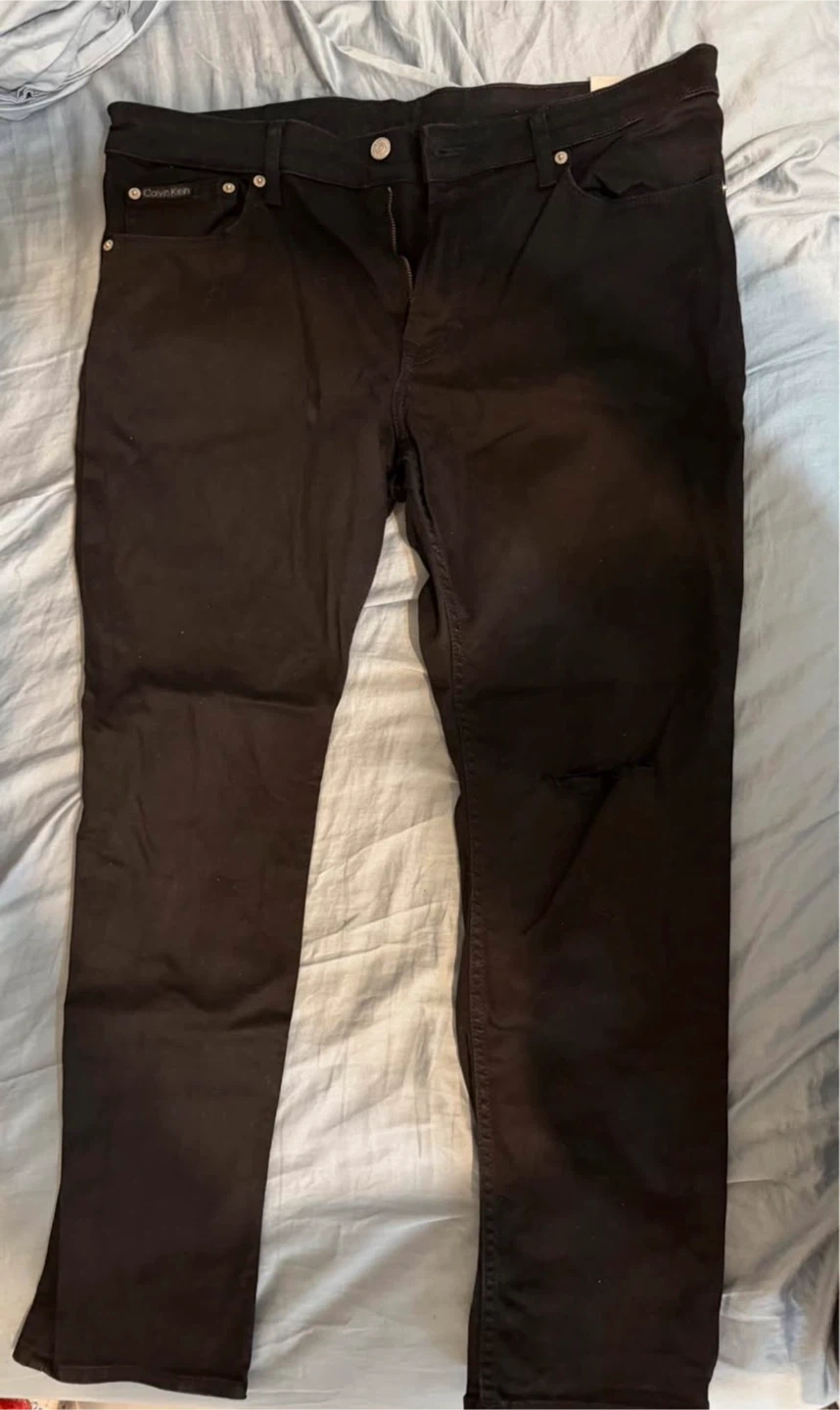 Calvin Klein Slim Fit Black Jeans