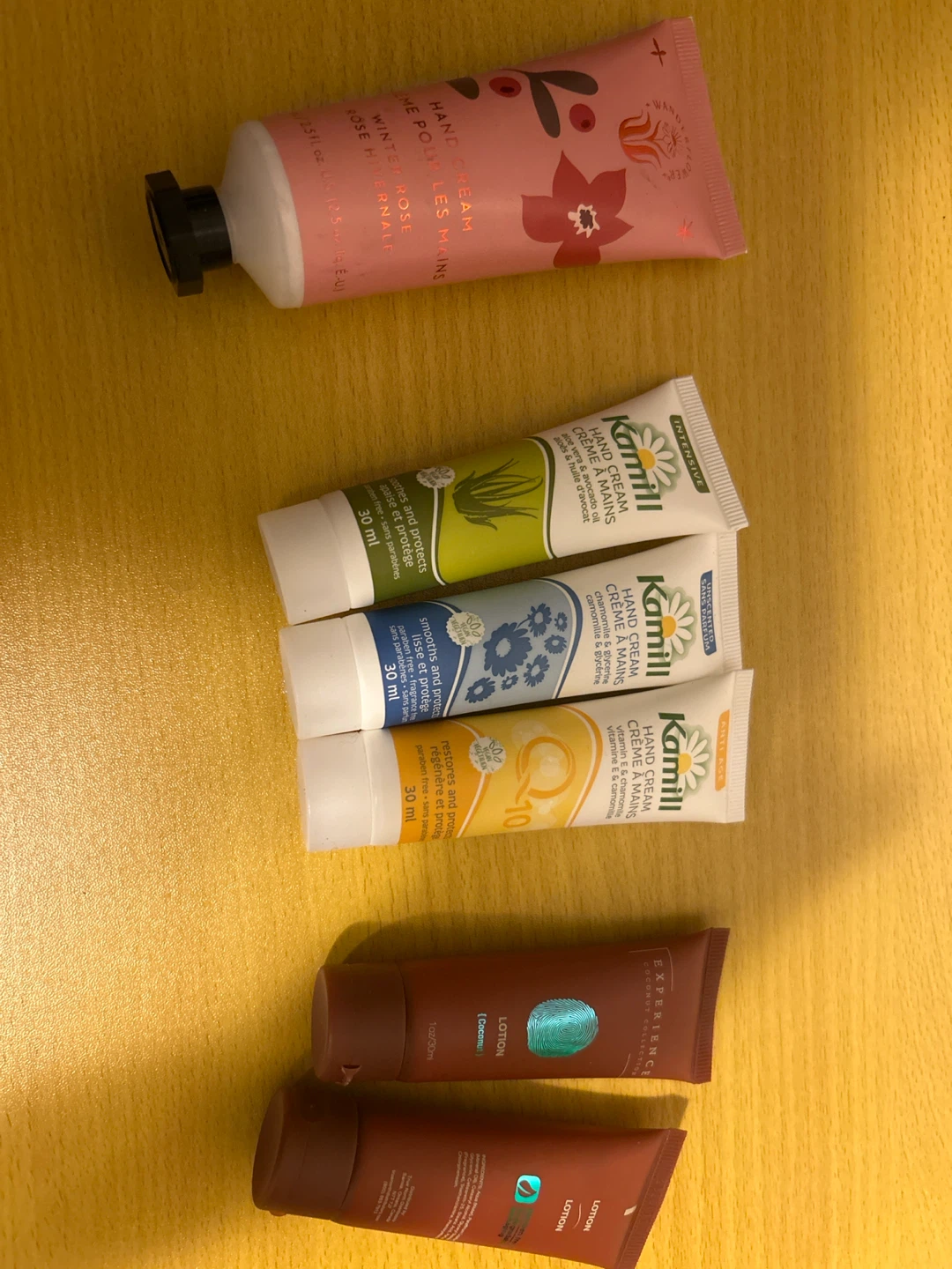 Kamill Hand Cream Lot - Winter Rose, Aloe Vera, and More