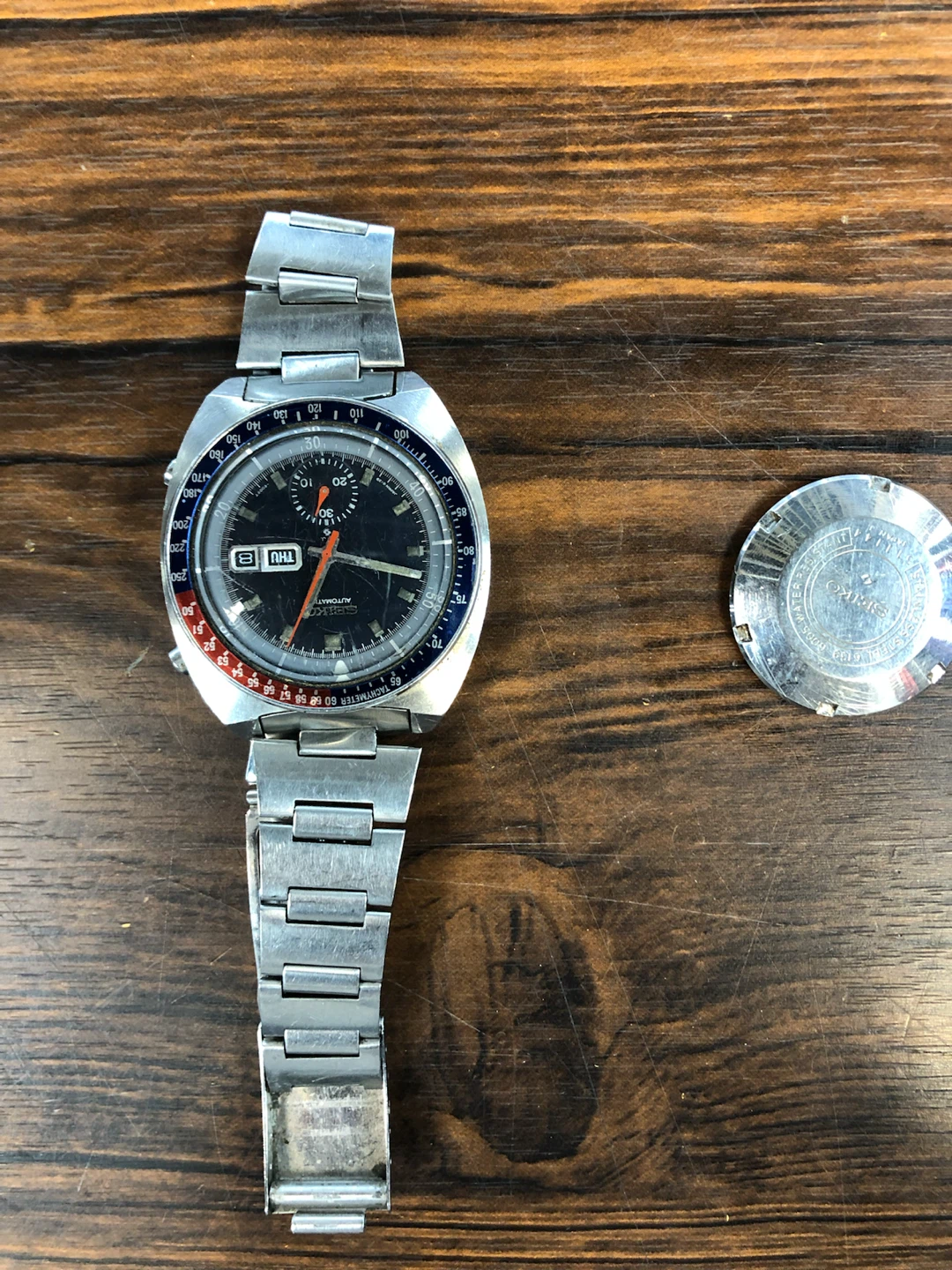 Vintage Seiko Automatic Chronograph Watch