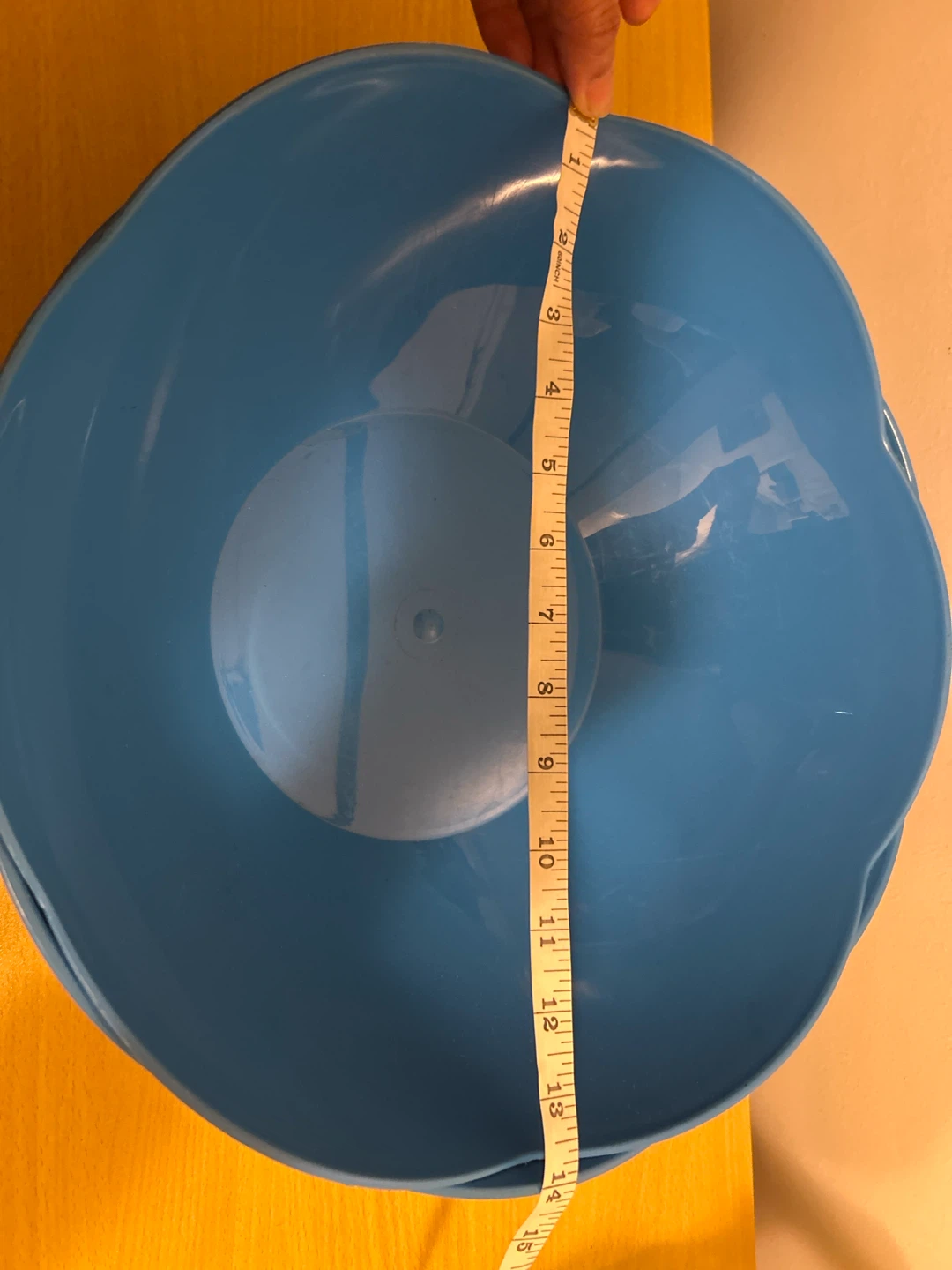 Blue Plastic Serving Bowls - Set of 3 - photo 2