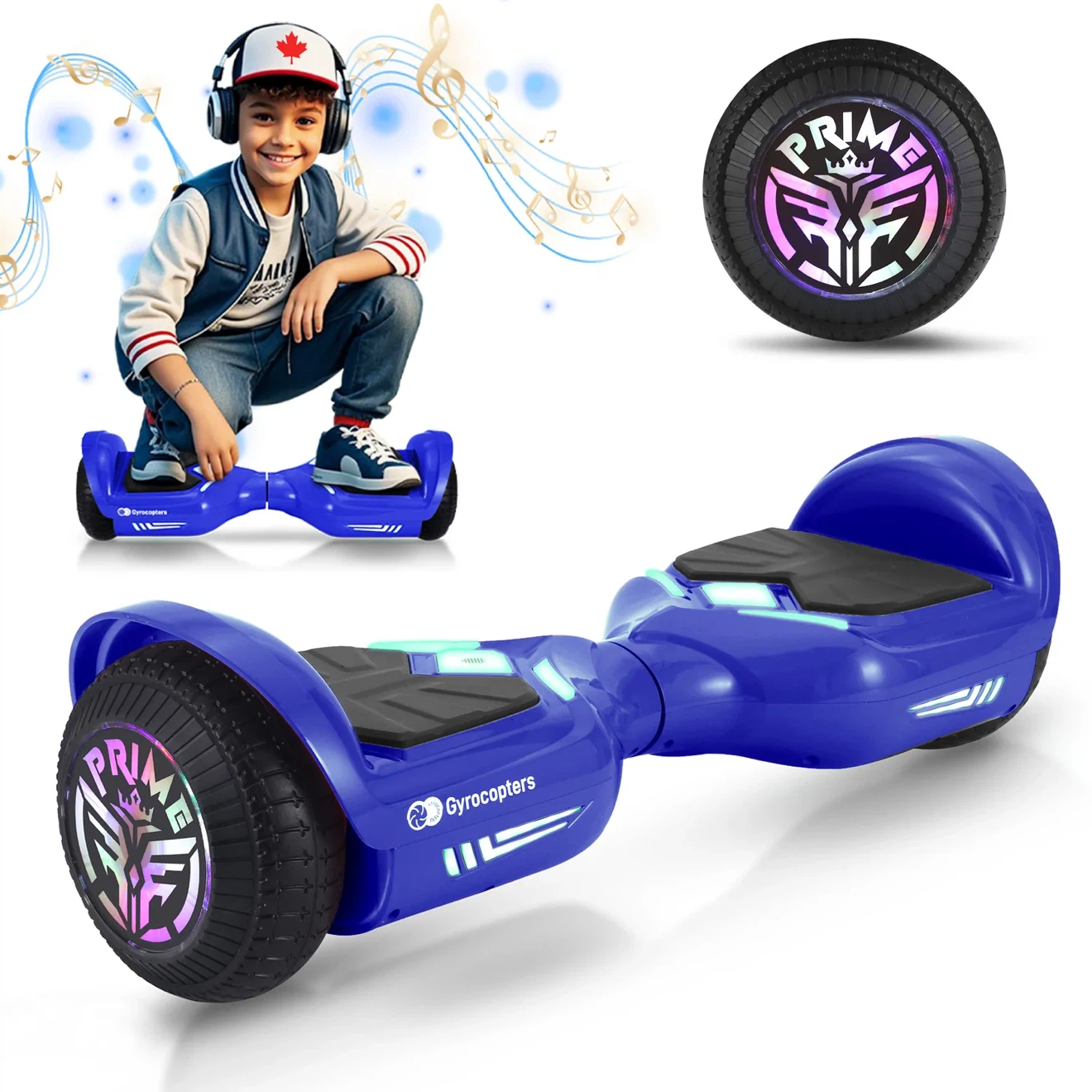 Gyrocopters Blue Hoverboard
