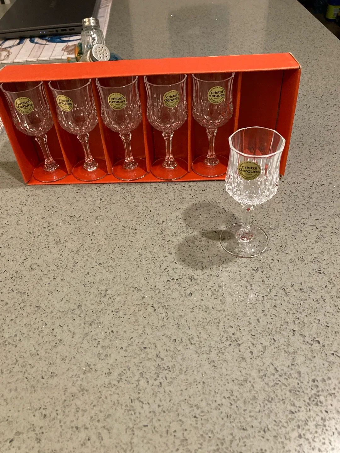 Cristal d'Arques Longchamp Wine Glasses - Set of 6 - photo 2